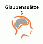 Glaubenssätze sitzen im Gehirn